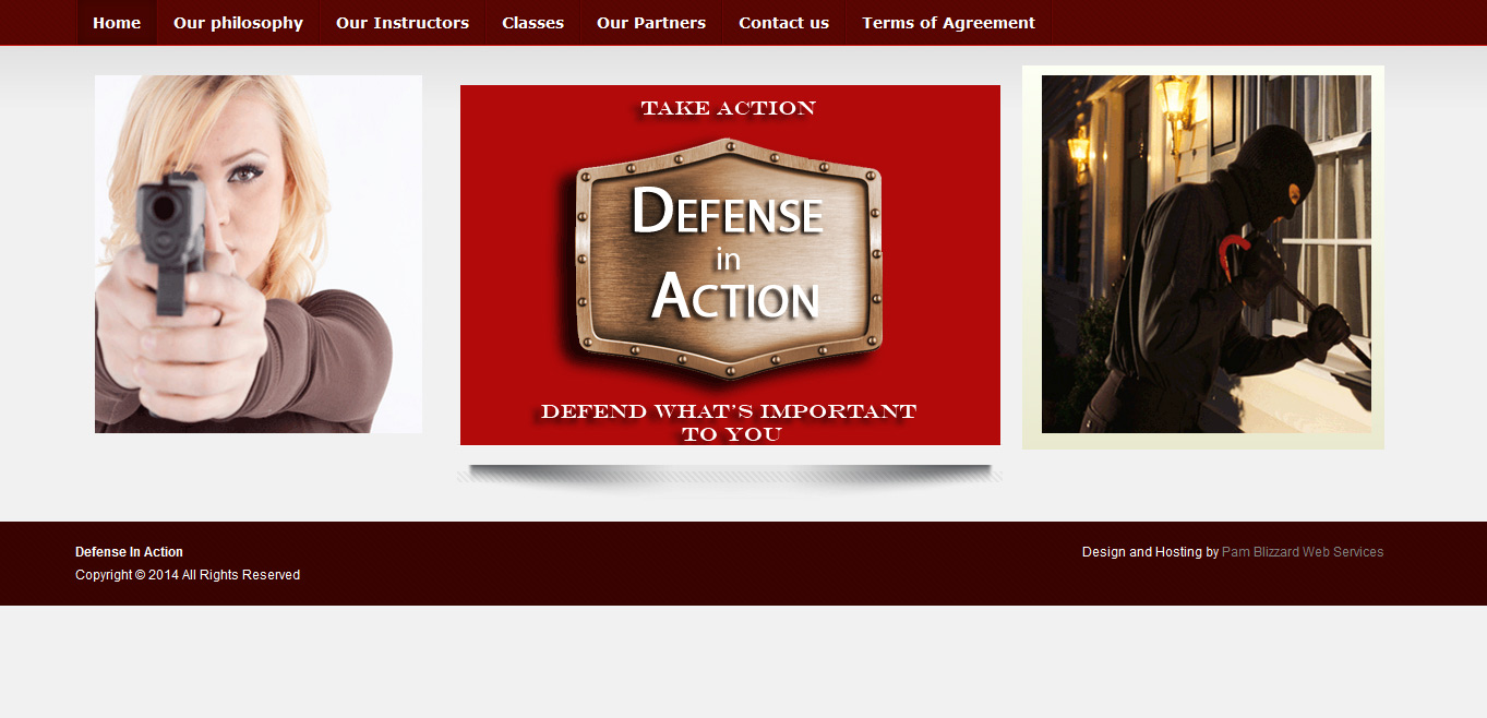 Defensive Sports training, class reservation and payment system.